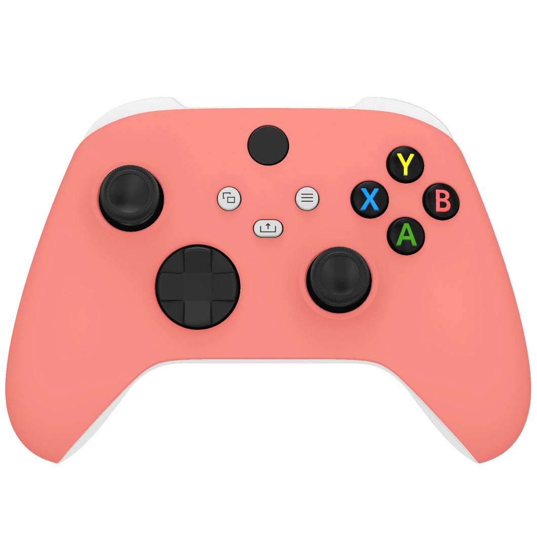 Soft Touch Coral Pink Front Shell For Xbox Series X/S Controller-FX3P346WS