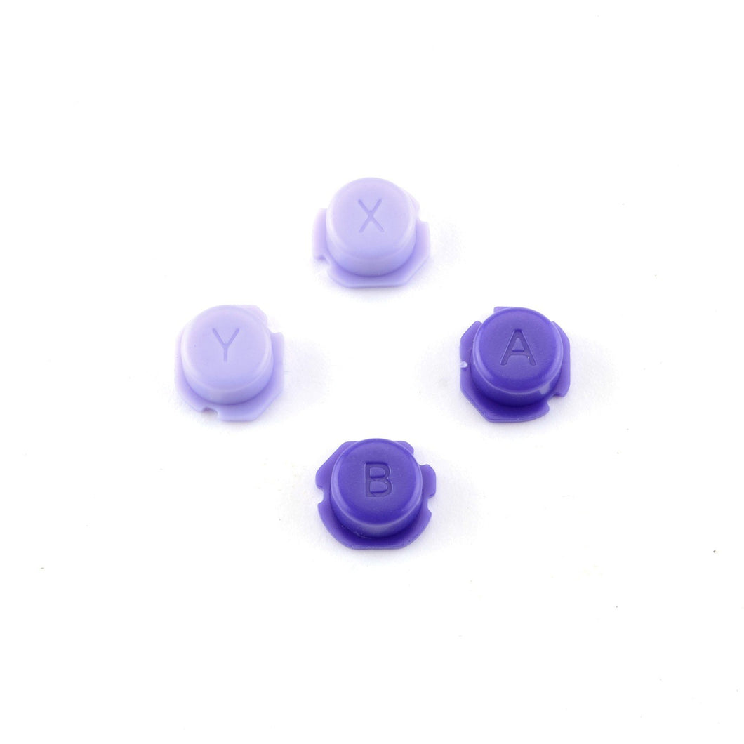 Soft Touch Deep Purple And Light Purple 4in1 ABXY Button Kits For NS Lite-HL403