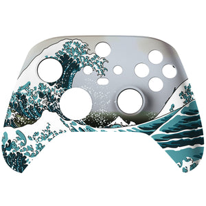 Soft Touch Great Wave Kanagawa Front Shell For Xbox Series X/S Controller-FX3T106WS - Extremerate Wholesale