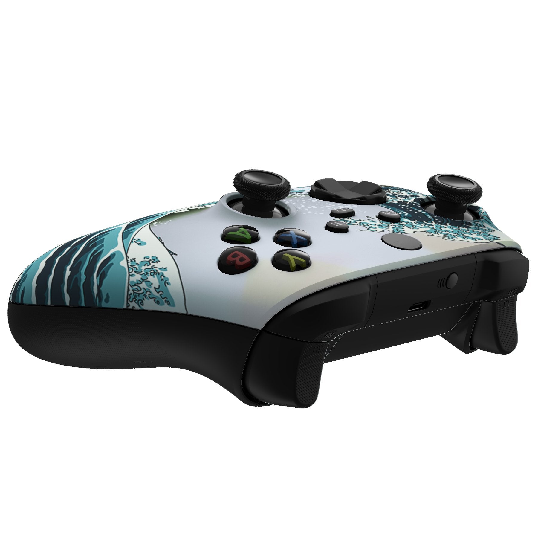 Soft Touch Great Wave Kanagawa Front Shell For Xbox Series X/S  Controller-FX3T106WS