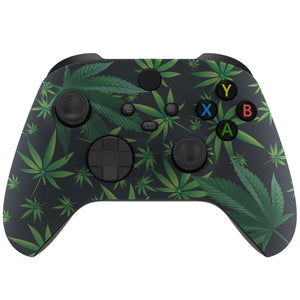Soft Touch Green Weeds Front Shell For Xbox Series X/S Controller-FX3T111WS - Extremerate Wholesale