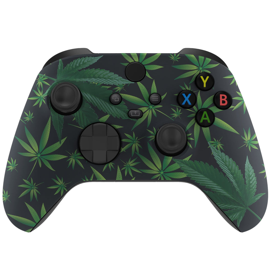 Soft Touch Green Weeds Front Shell For Xbox Series X/S Controller-FX3T111WS - Extremerate Wholesale