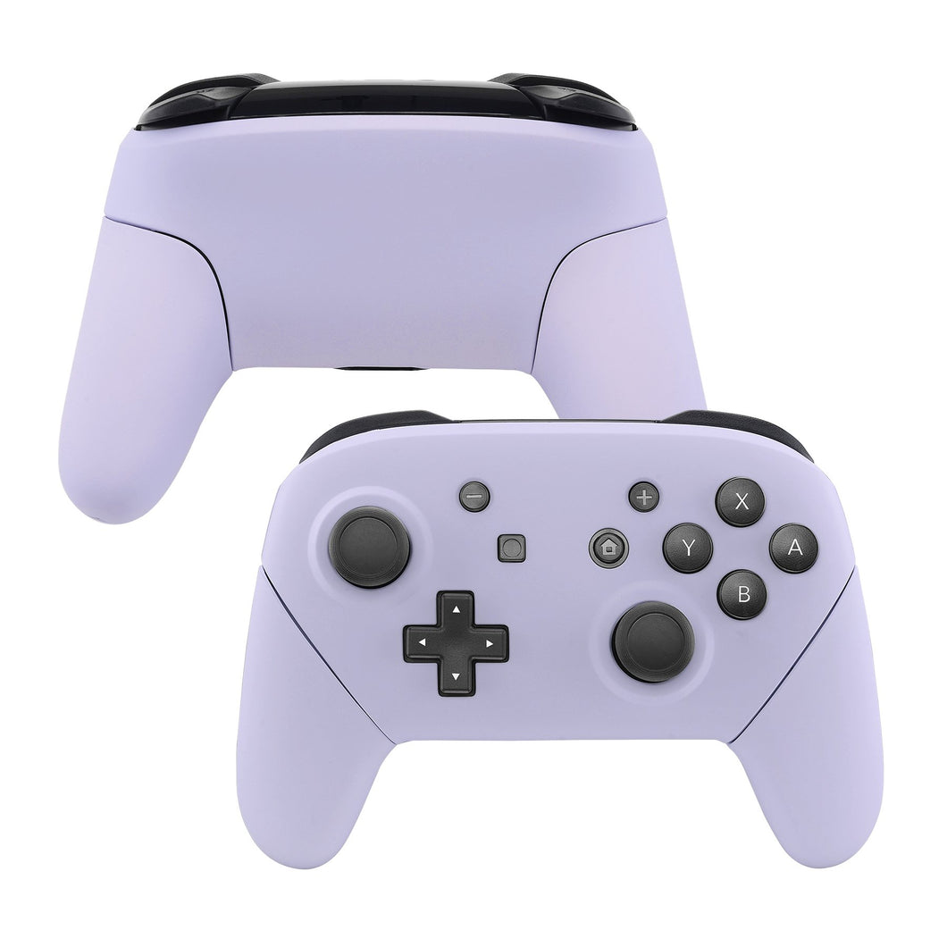 Soft Touch Light Violet Full Shells And Handle Grips For NS Pro Controller-FRP310WS