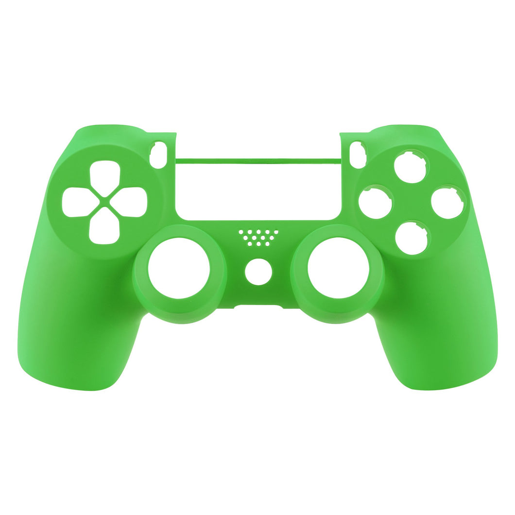 Soft Touch Lime Green Front Shell Compatible With PS4 Gen2 Controller-SP4FX04WS