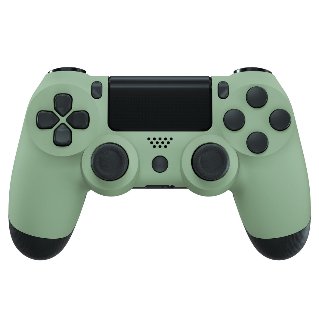 Soft Touch Matcha Green Front Shell Compatible With PS4 Gen2 Controller-SP4FX21WS