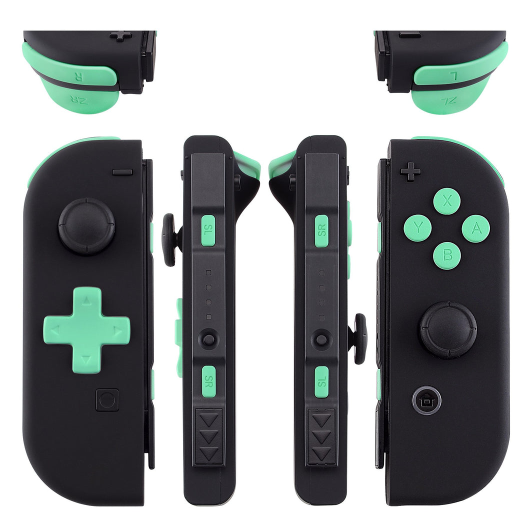 Matte UV Mint Green 22in1 Button Kits For NS Switch Joycon & OLED Joycon Dpad Controller-BZP308WS