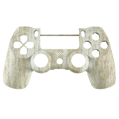 Soft Touch Pine Wooden Grain Front Shell Compatible With PS4 Gen2 Controller-SP4FS16WS - Extremerate Wholesale