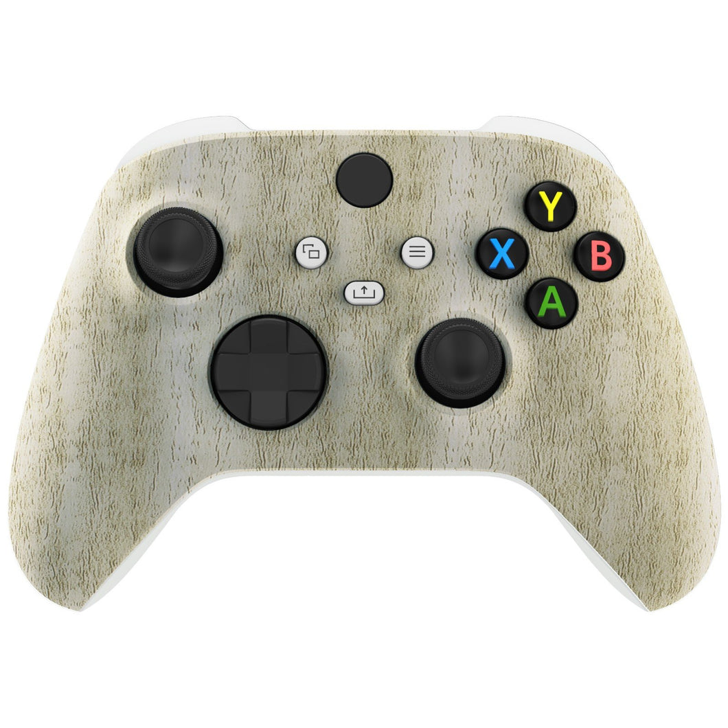 Soft Touch Pine Wooden Grain Front Shell For Xbox Series X/S Controller-FX3S210WS