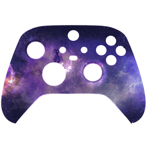 Soft Touch Purple Galaxy Front Shell For Xbox Series X/S Controller-FX3T101WS - Extremerate Wholesale