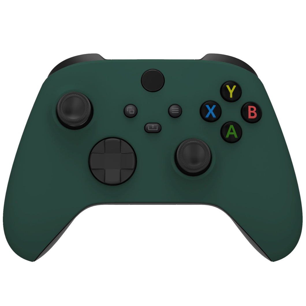 Soft Touch Racing Green Front Shell For Xbox Series X/S Controller-FX3P351WS