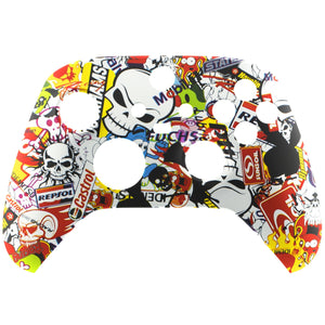 Soft Touch Sticker Bomb Front Shell For Xbox Series X/S Controller-FX3S202WS - Extremerate Wholesale