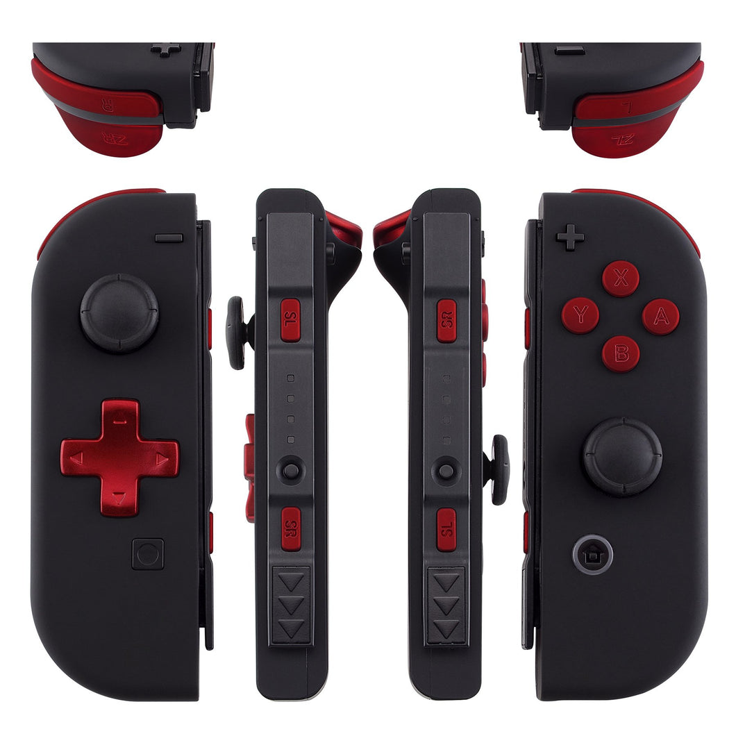 Matte UV Vampire Red 22in1 Button Kits For NS Switch Joycon & OLED Joycon Dpad Controller-BZP302WS