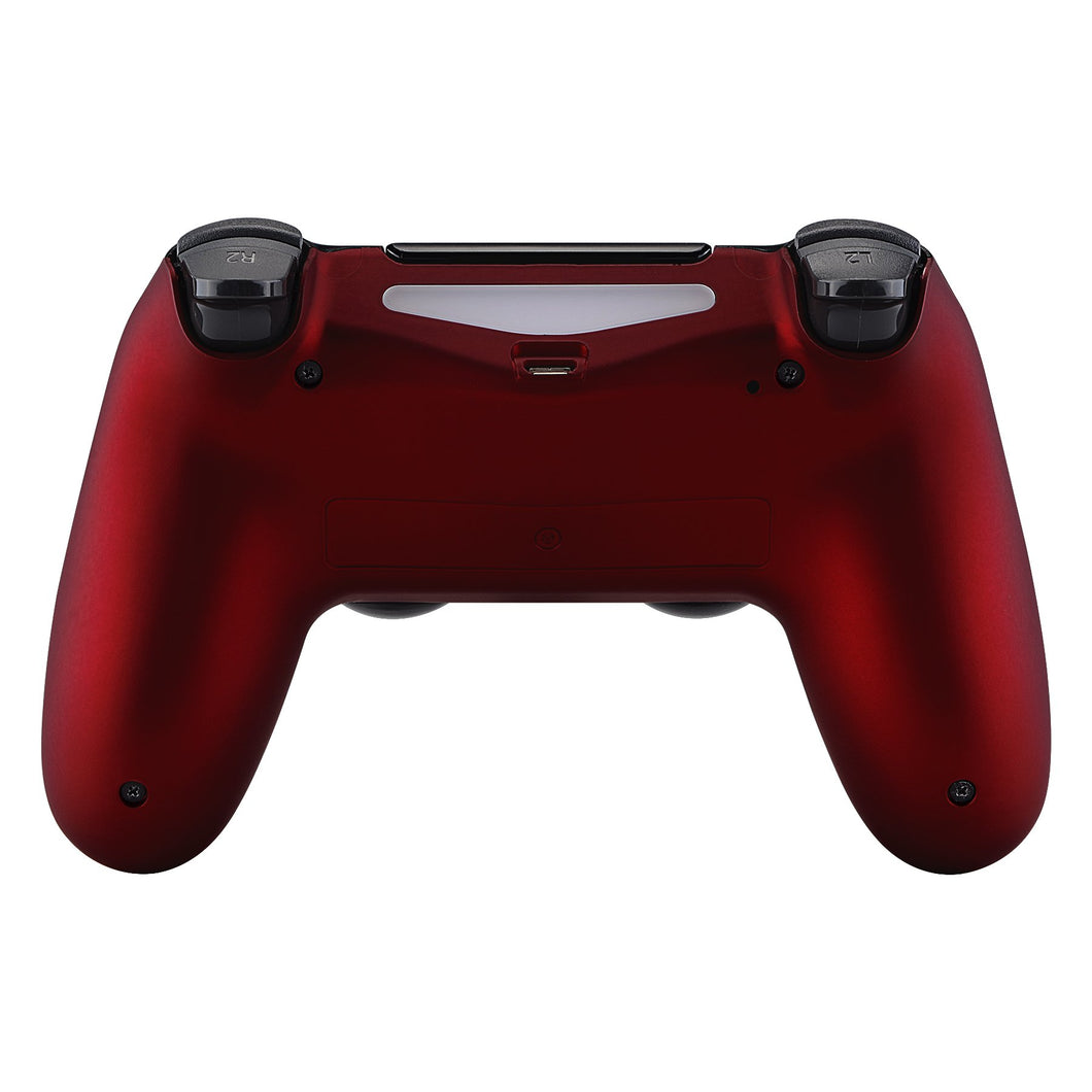 Soft Touch Vampire Red Back Shell Compatible With PS4 Gen2 Controller-SP4BP03WS