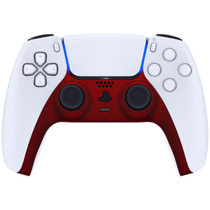 Soft Touch Vampire Red Decorative Trim Shell With Accent Rings Compatible With PS5 Controller-GPFP3003WS - Extremerate Wholesale