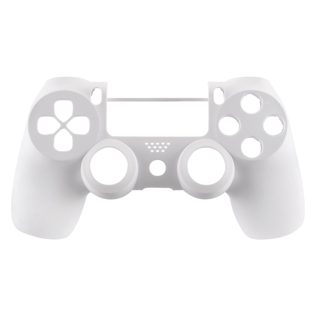 White Front Shell Compatible With PS4 Gen2 Controller-SP4FX06V1WS