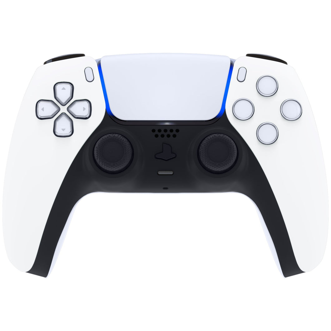 White Front Shell Compatible With PS5 Controller-MPFP3008V1WS - Extremerate Wholesale