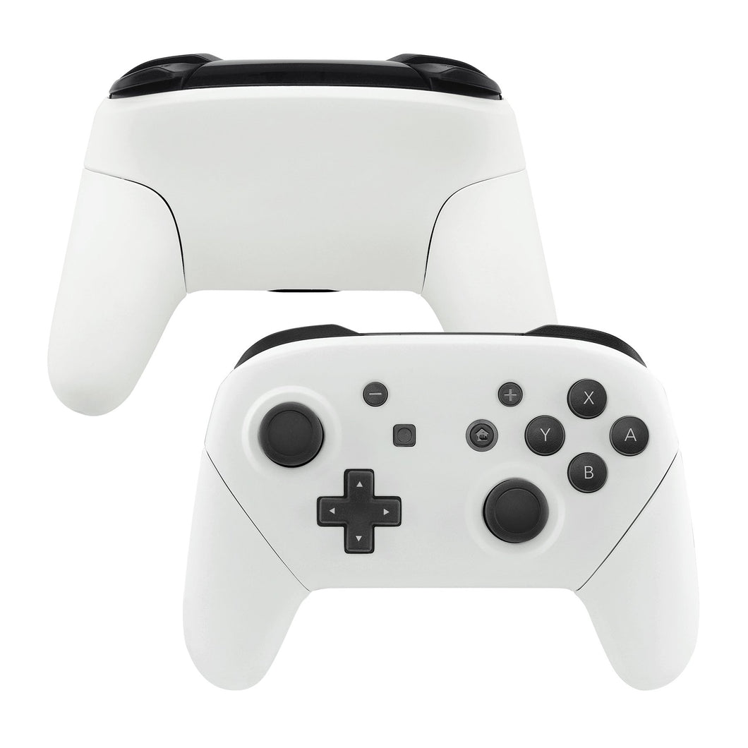 White Full Shells And Handle Grips For NS Pro Controller-FRP306V1WS