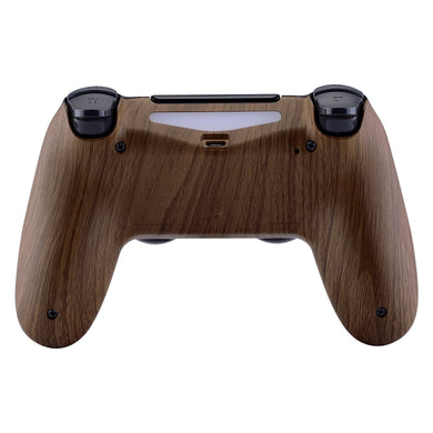 Soft Touch Wooden Grain Back Shell Compatible With PS4 Gen2 Controller-SP4BS01WS - Extremerate Wholesale