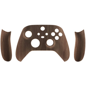 Soft Touch Wooden Grain Front Shell With Side Rails Panel For Xbox Series X/S Controller-ZX3D415WS - Extremerate Wholesale