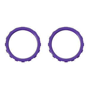 Solid Dark Purple Custom Replacement Accent Rings For Xbox Elite Series 2 Core & Elite Series 2 & Xbox One Elite & eXtremeRate ASR Version Shell For Xbox Series X/S Controller-XOJ1322 - Extremerate Wholesale