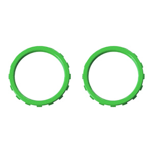 Solid Lime Green Custom Replacement Accent Rings For Xbox Elite Series 2 Core & Elite Series 2 & Xbox One Elite & eXtremeRate ASR Version Shell For Xbox Series X/S Controller-XOJ1321 - Extremerate Wholesale