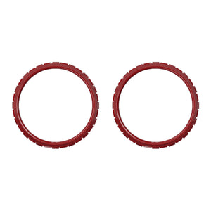 Solid Unpainted Carmine Red Accent Rings Compatible With PS5 Controller-JPF5022WS - Extremerate Wholesale