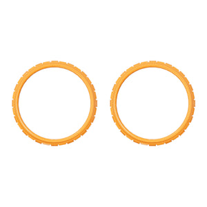 Solid Unpainted Caution Yellow Accent Rings Compatible With PS5 Controller-JPF5010WS - Extremerate Wholesale