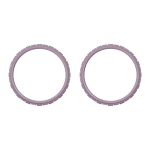 Solid Unpainted Dark Grayish Violet Accent Rings Compatible With PS5 Controller-JPF5018WS - Extremerate Wholesale