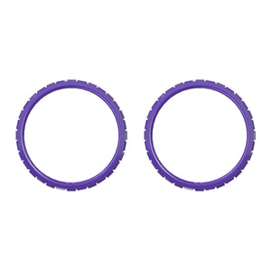 Solid Unpainted Dark Purple Accent Rings Compatible With PS5 Controller-JPF5007WS - Extremerate Wholesale