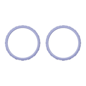 Solid Unpainted Light Violet Accent Rings Compatible With PS5 Controller-JPF5011WS - Extremerate Wholesale