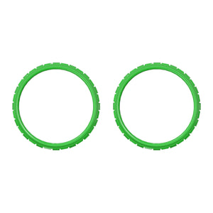 Solid Unpainted Lime Green Accent Rings Compatible With PS5 Controller-JPF5006WS - Extremerate Wholesale