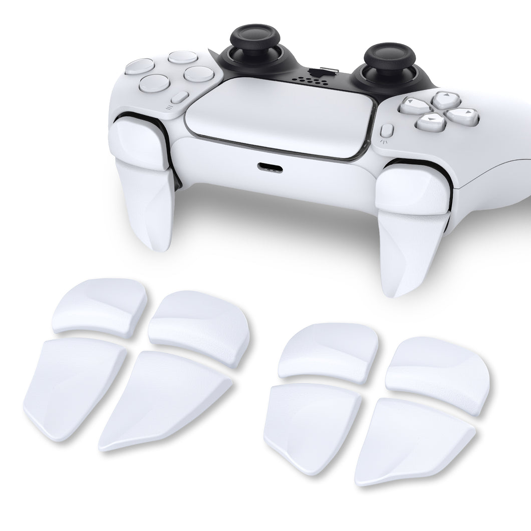 Solid White 2 Pairs Shoulder Buttons Extention Triggers For PS5 & PS5 Edge Controller & PS Portal Remote Player-PFPJ045 - Extremerate Wholesale