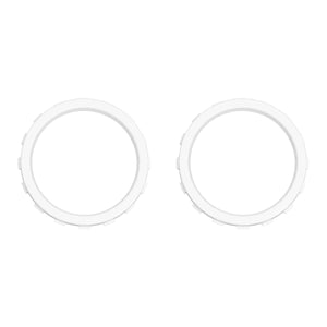Solid White Custom Replacement Accent Rings For Xbox Elite Series 2 Core & Elite Series 2 & Xbox One Elite & eXtremeRate ASR Version Shell For Xbox Series X/S Controller-XOJ1315 - Extremerate Wholesale