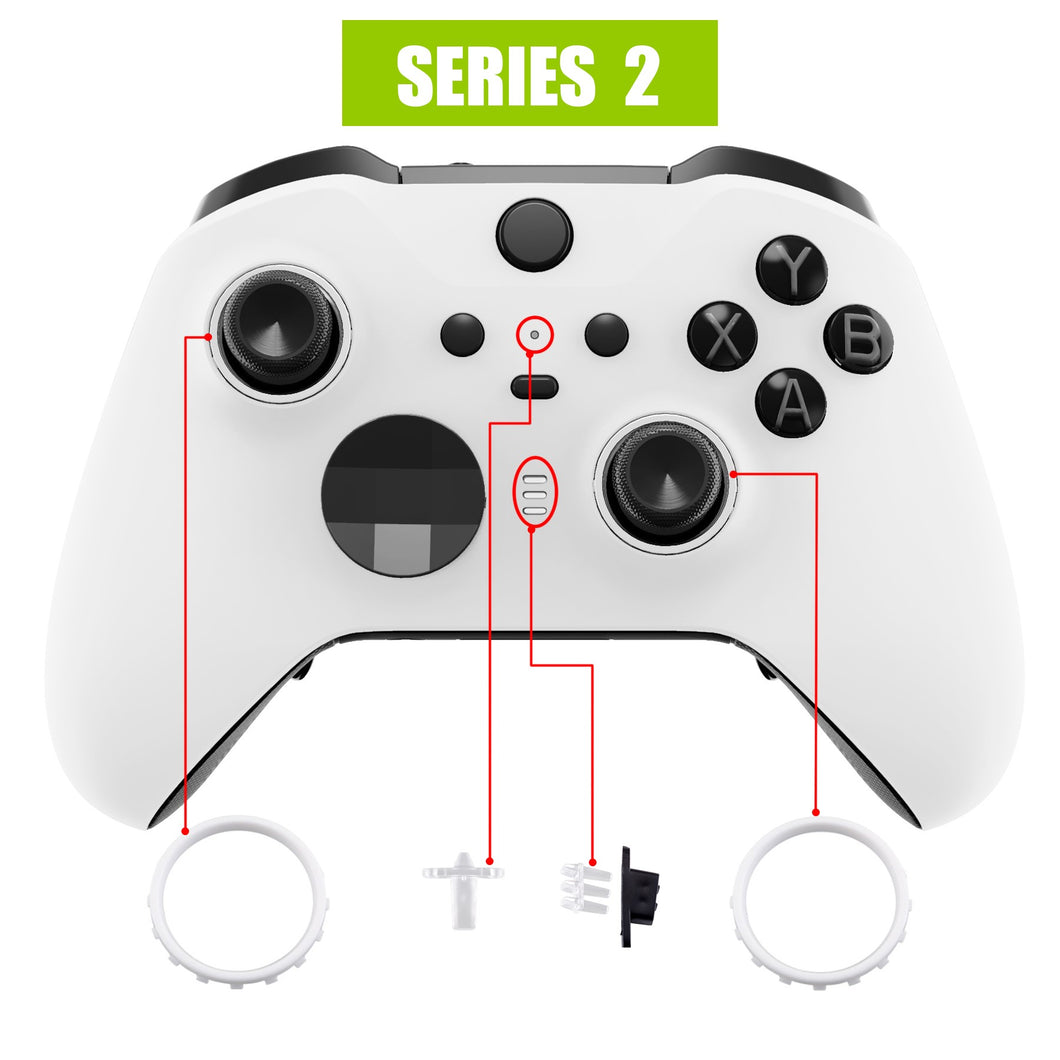 Solid White Front Shell For Xbox One-Elite2 Controller-ELM501WS
