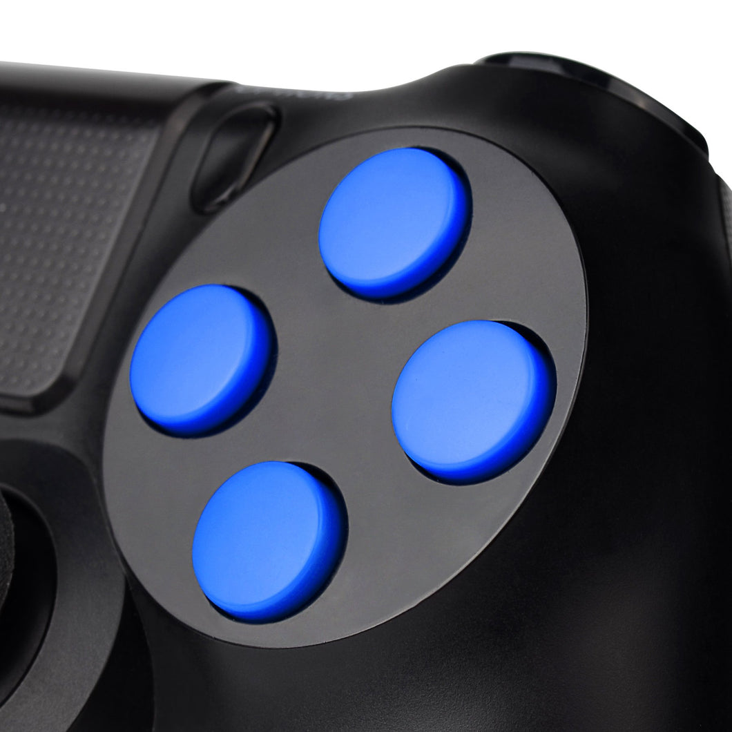 Solid Blue Buttons Compatible With PS4 Controller-P4J0207