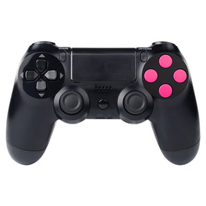 Solid Pink Buttons Compatible With PS4 Controller-P4J0205 - Extremerate Wholesale