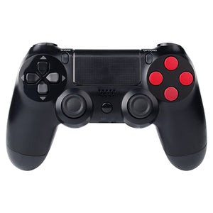 Solid Red Buttons Compatible With PS4 Controller-P4J0201 - Extremerate Wholesale