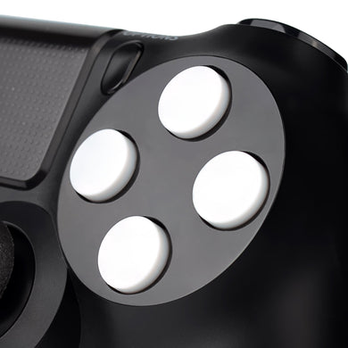 Solid White Buttons Compatible With PS4 Controller-P4J0210 - Extremerate Wholesale