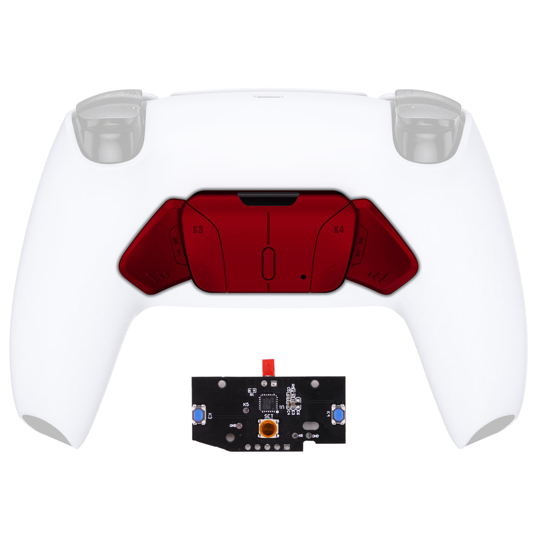 Turn Rise To Rise4 Kit-Vampire Red Redesigned K1 K2 K3 K4 Back Buttons Housing & Remap PCB Board Compatible With PS5 Controller Extremerate Rise & Rise4 Remap Kit-VPFP3002P - Extremerate Wholesale