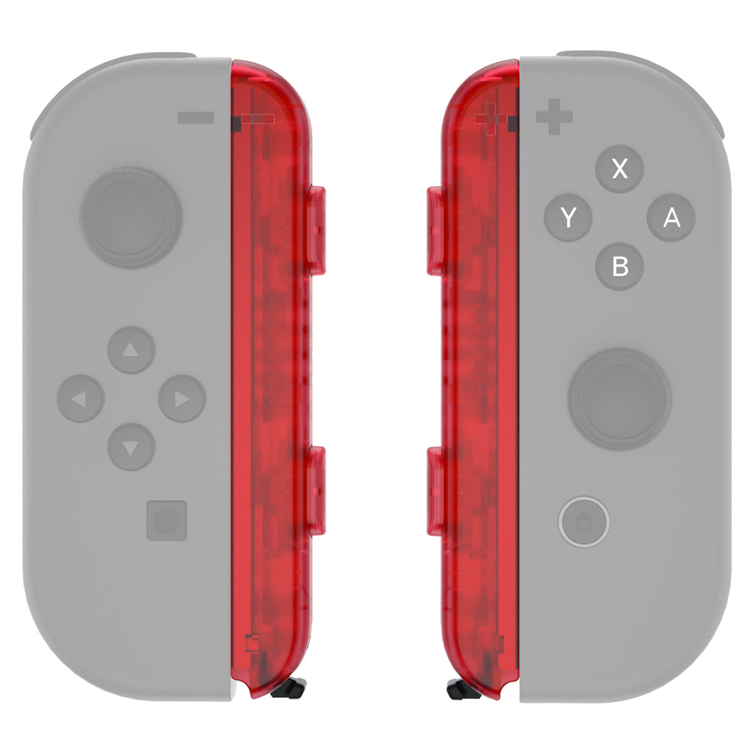 Clear Red Joycon Wrist Strap Shell For NS-UEM502WS