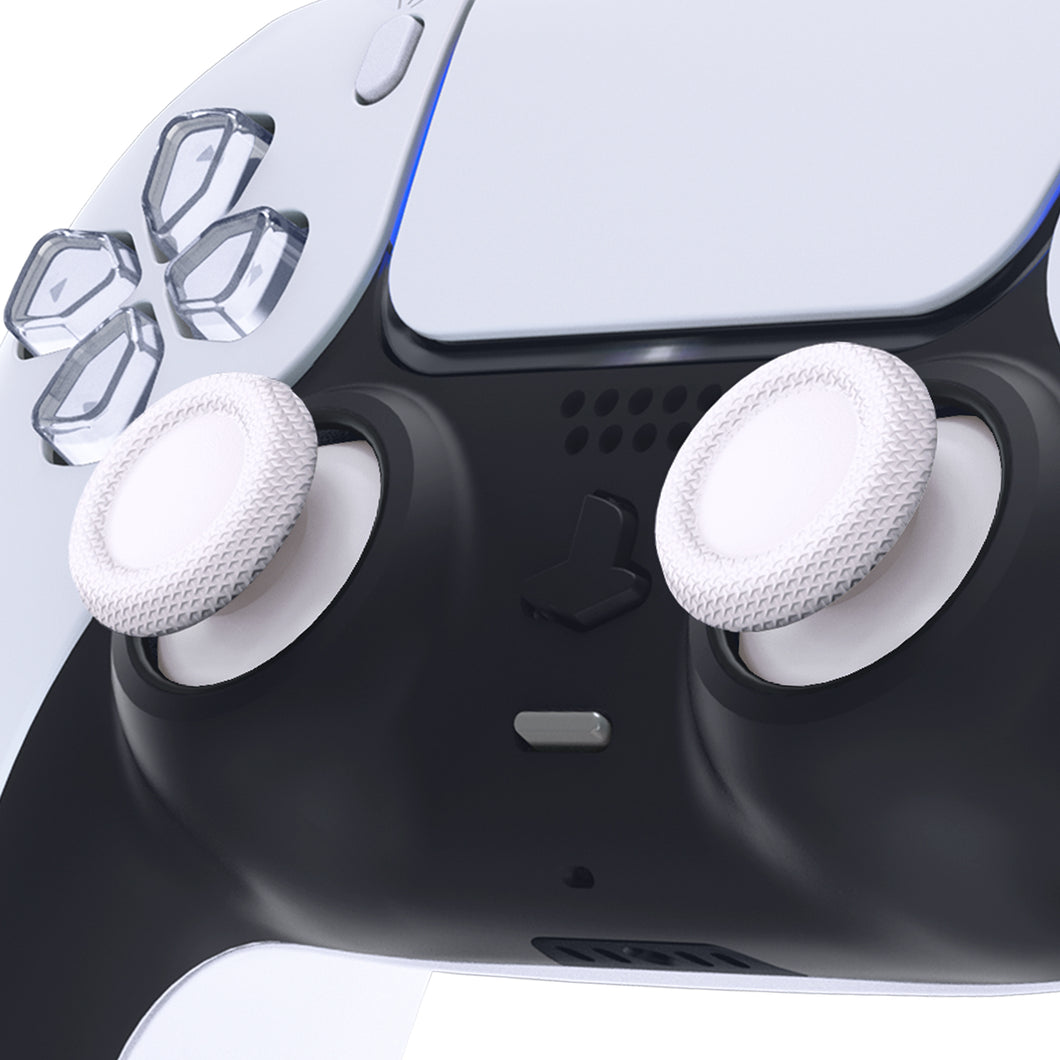 White Analog Thumbsticks Compatible With PS5 Controller-JPF631WS