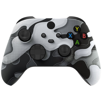 White Black Camouflage Front Shell For Xbox Series X/S Controller-FX3T136WS - Extremerate Wholesale