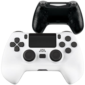 White Decade Tournament Controller(DTC) Upgrade Kit With Upgrade Board & Ergonmic Shell & Back Buttons & Trigger Stops Compatible With PS4 Controller JDM-040/050/055-P4MG003 - Extremerate Wholesale