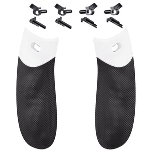White Flexor Diamond Textured Side Rails Grips Ergonomic Trigger Stop Kit For Xbox Series X/S Controller-PX3Q3004WS - Extremerate Wholesale