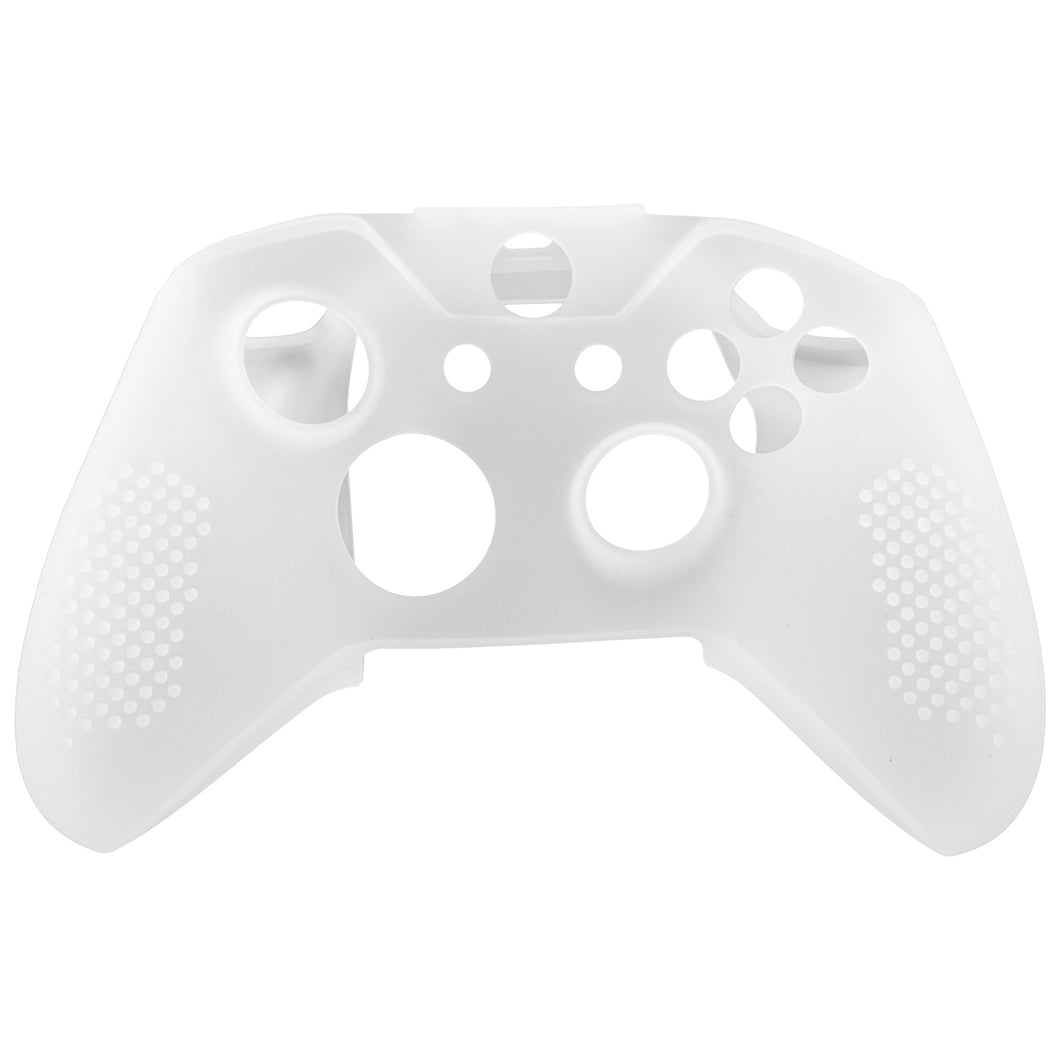 White Silicone Case Skin for Xbox One S Controller-XOQ028