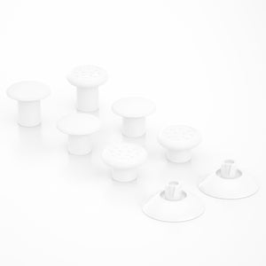 White ThumbsGear Interchangeable Ergonomic Thumbstick For Xbox Series X & S/Xbox One/Xbox One Elite/Xbox One S & X Controller With 3 Height Domed And Concave Grips Adjustable Joystick-XOJ2105WS - Extremerate Wholesale