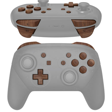 Wooden Grain 13in1 Button Kits For NS Pro Controller-KRS201WS - Extremerate Wholesale
