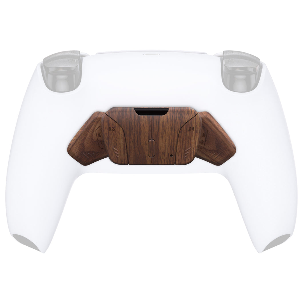 Wooden Grain Replacement Redesigned K1 K2 K3 K4 Back Buttons Housing Shell Compatible With PS5 Controller Extremerate Rise4 Remap Kit-VPFS2001