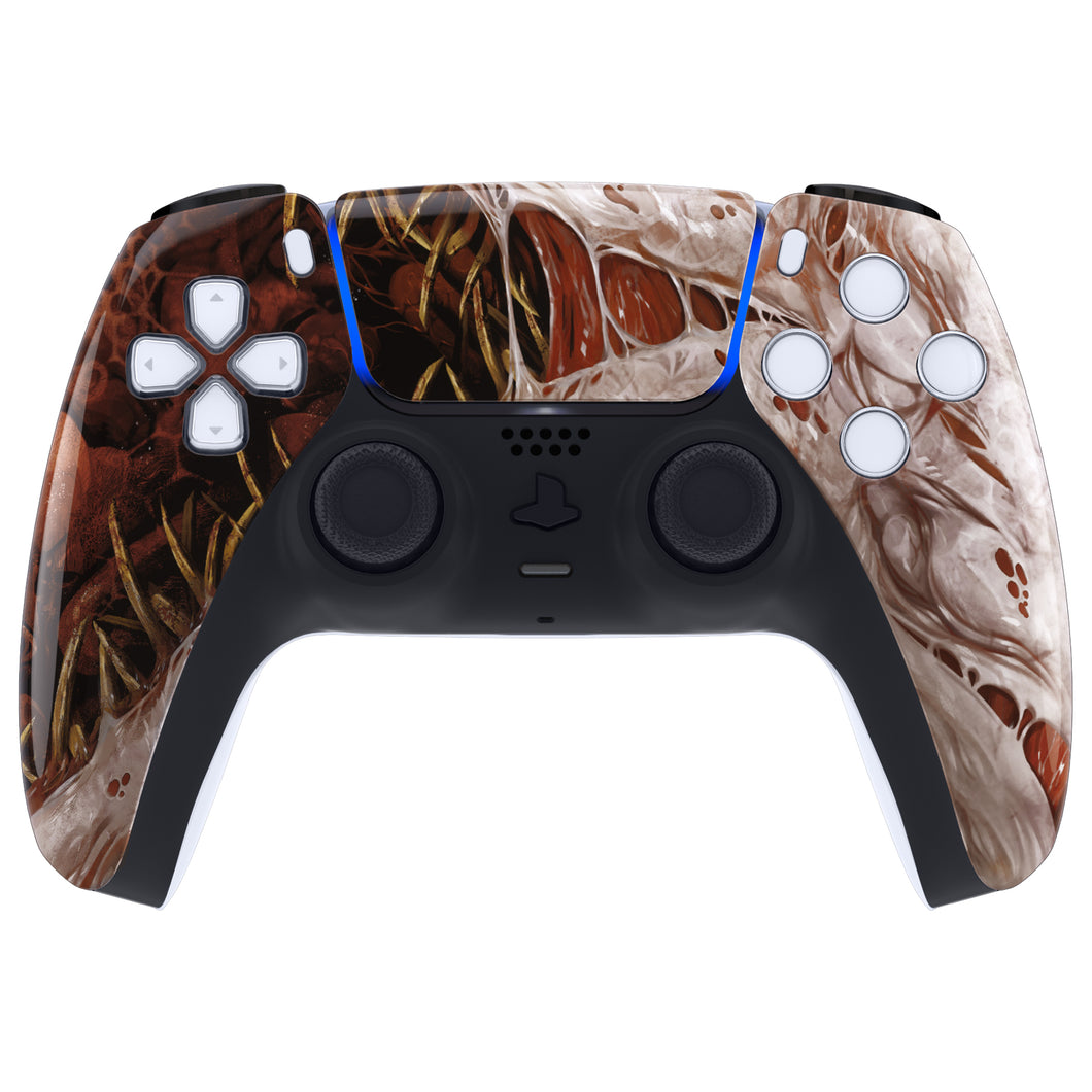Glossy Xeno Species Front Shell With Touchpad Compatible With PS5 Controller BDM-010 & BDM-020 & BDM-030 & BDM-040 - ZPFT1057G3WS